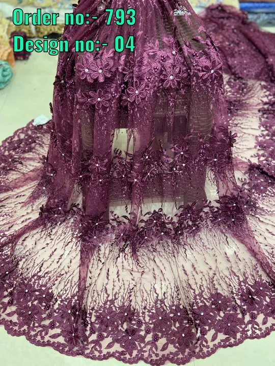 Imported net fabric  uploaded by Sahma fashion guru on 3/5/2023