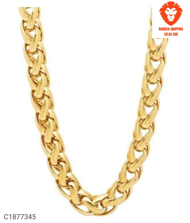 Post image *Catalog Name:* Gleaming Mens Gold Plated Chains

*Details:*
Product Name: Gleaming Mens Gold Plated Chains
Package Contains: 1 piece of Chain
Material: Brass
Color: Gold
Brand: VMKOR
Work: Gold Plated
Occasion: Casual
Combo: Pack of 1
Ideal for: Men
Weight: 30
Designs: 3

💥 *FREE Shipping* 
💥 *FREE COD* 
💥 *FREE Return &amp; 100% Refund* 
🚚 *Delivery*: Within 7 days