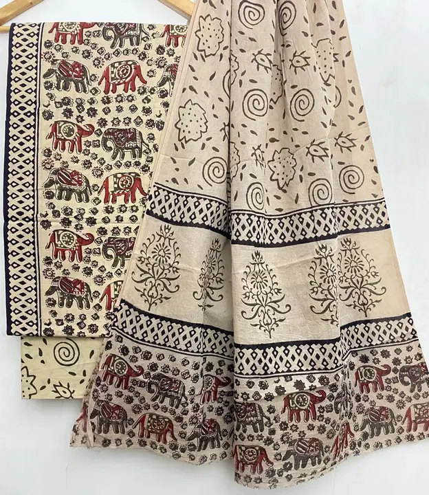 Cotton suit  uploaded by Bagru Hand Block Print Jaipur on 3/5/2023