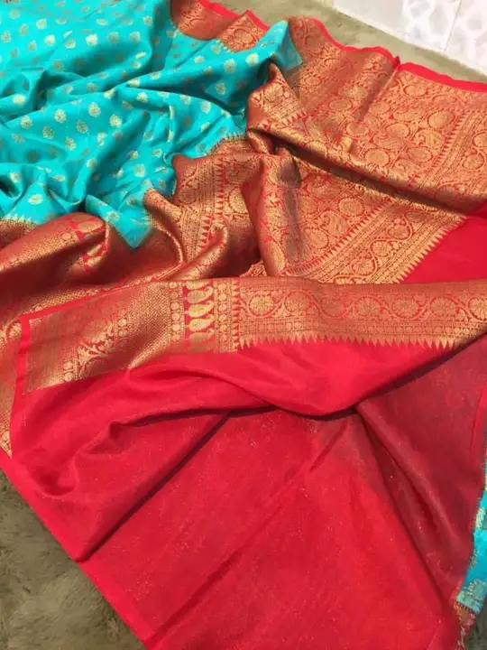 Banarasi fancy daybal Sami Georgette saree uploaded by Bs_textiles7 on 3/5/2023