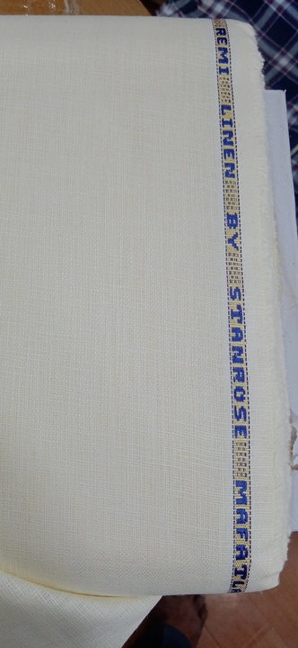 Remi cotton linen mafatlal shirting fabric uploaded by Shrinivas traders on 3/5/2023