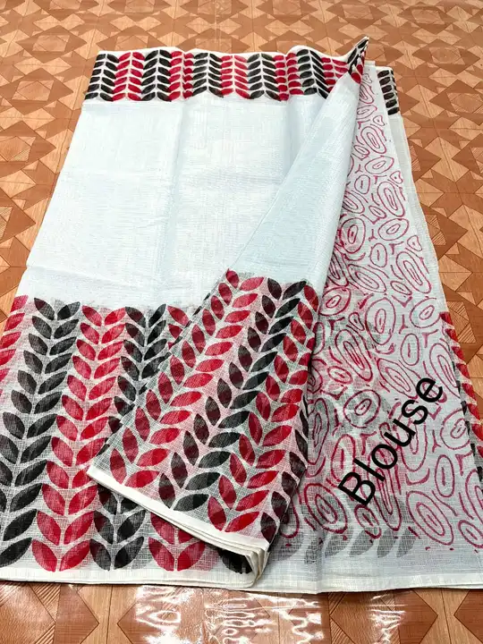 Kota doriya printed saree uploaded by Ramjani  Handloom Weaver  on 3/5/2023