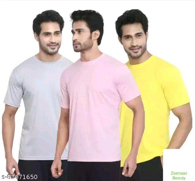 Urbanik t shirts 3 pics combo  uploaded by Zeenaaz Beauty enterprise  on 3/5/2023