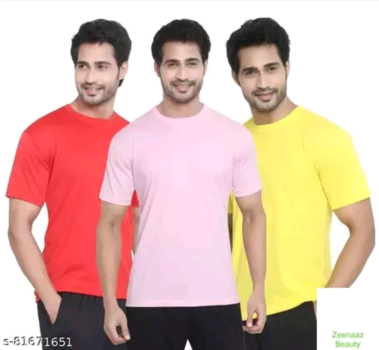 Urbanik t shirts 3 pics combo  uploaded by Zeenaaz Beauty enterprise  on 3/5/2023