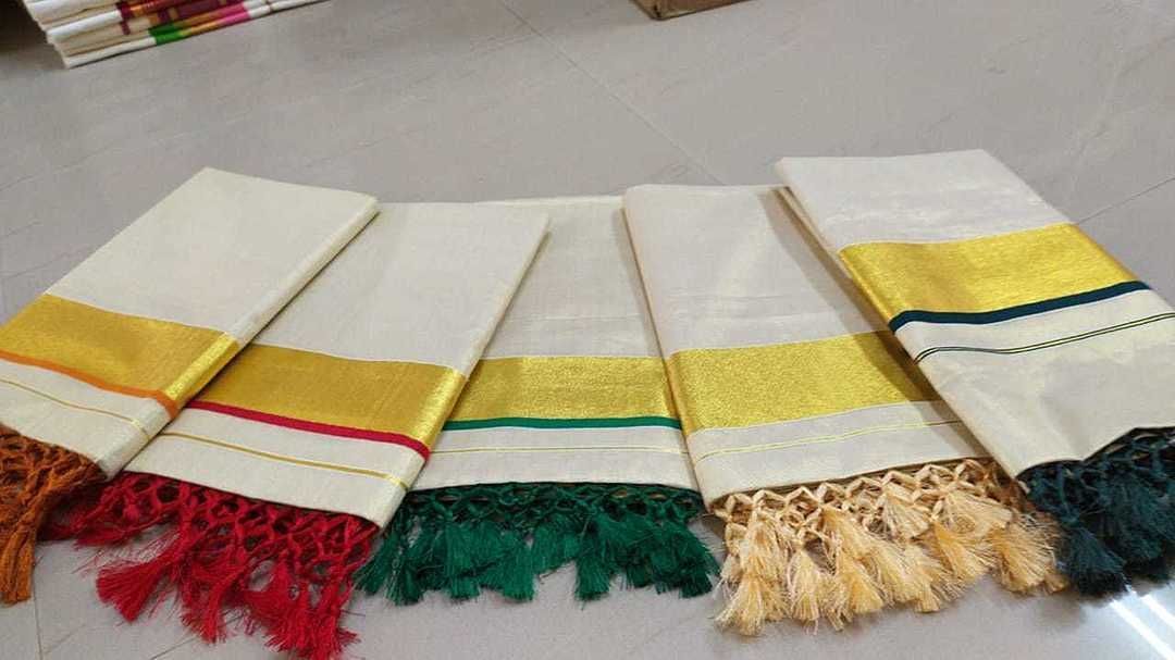 Set saree full tisshu 8 colors golden order now
 uploaded by business on 7/9/2020