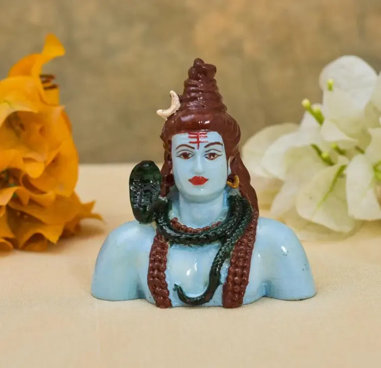 Archna handicraft polyresin lord shiva statue Pooja room gift item and decorative item  uploaded by Archna handicraft on 3/5/2023