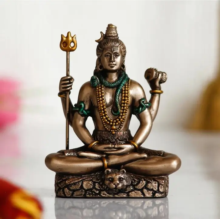 Archna handicraft polyresin lord shiva statue Pooja room gift item and decorative item  uploaded by Archna handicraft on 5/29/2024