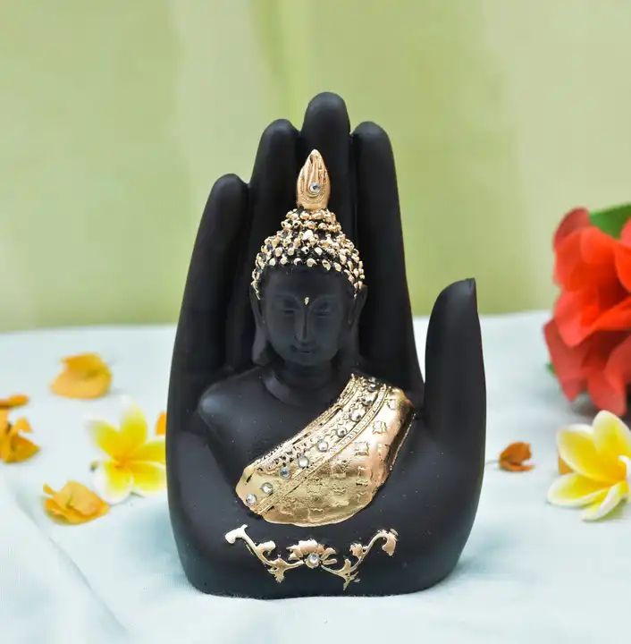Polyresin hand budha uploaded by Archna handicraft on 3/5/2023