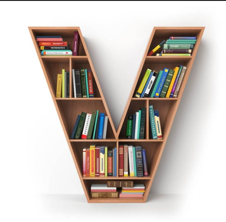 Alphabet V Book Shelf uploaded by Adscart.in on 5/28/2024