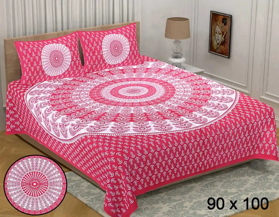 Product image with price: Rs. 273, ID: pure-cotton-bedsheets-70639b1c