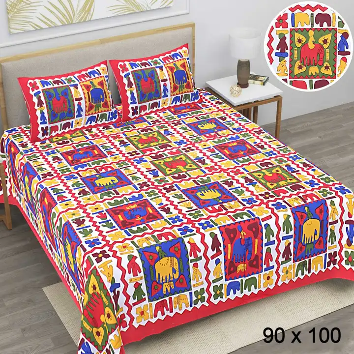 Pure cotton bedsheets  uploaded by COPPVILLA - The art and craft store on 3/5/2023