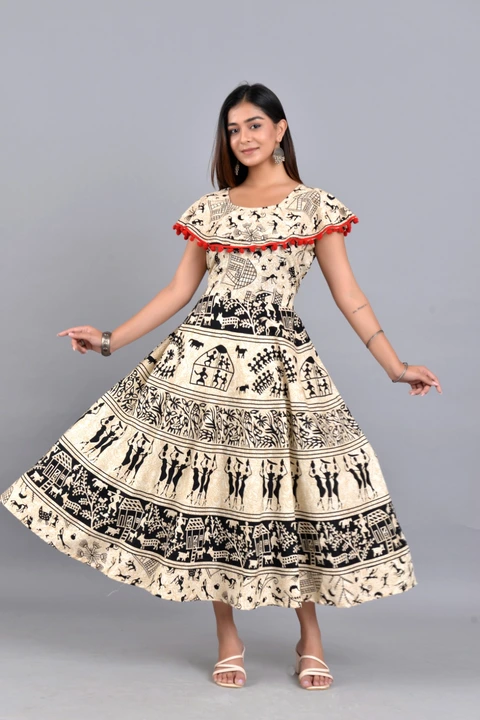 Product image of Marble print pumfum atteched dress
, price: Rs. 290, ID: marble-print-pumfum-atteched-dress-3469a8f3