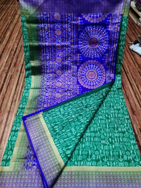 Handloom sambalpuri orjinal saree online payment shipping charges  uploaded by Online shopping buijness on 3/5/2023