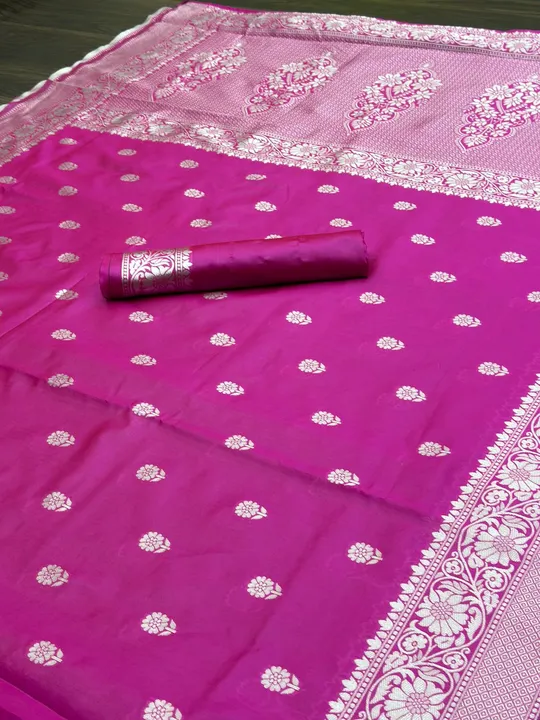 Soft lichi silk saree  uploaded by ANJANA ENTERPRISE on 3/5/2023