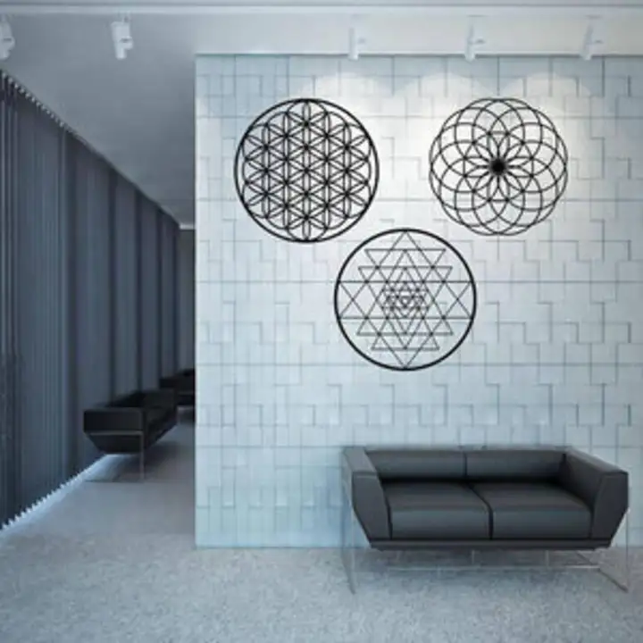 Wall decor geometric round shape  uploaded by business on 3/5/2023