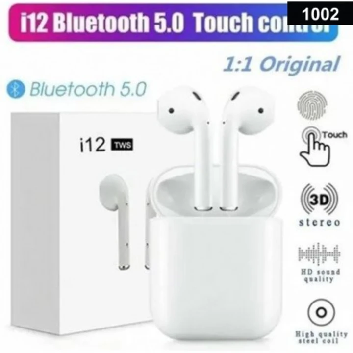 I12 Tws wireless Earbuds with Mic Bluetooth Headset uploaded by Mvdmart on 3/5/2023