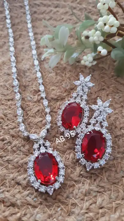 Diamond Replica Pendent Earings Sets ..  uploaded by Zihiki Bazar  on 6/1/2024