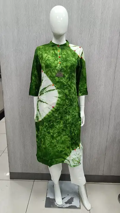 Rayon Tie Dyed Kurti uploaded by business on 3/5/2023