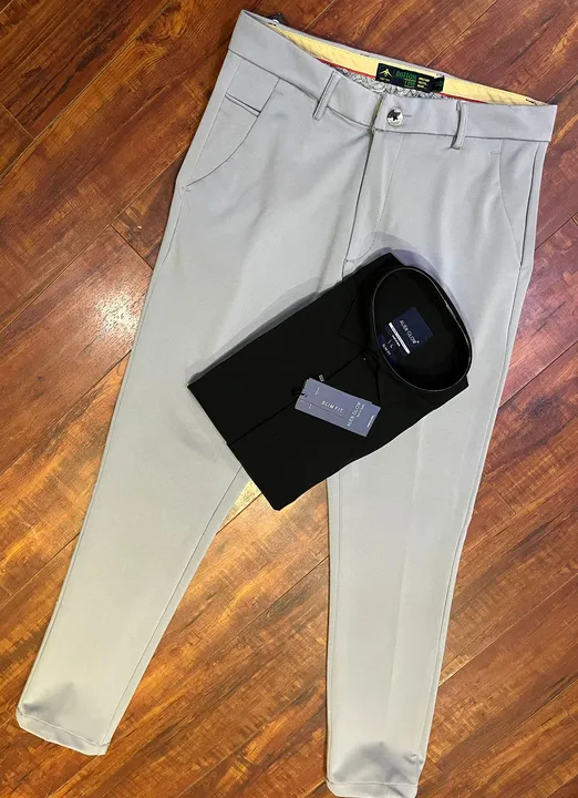 Men's Peanut Lycra Chinos  uploaded by CR Clothing Co. on 3/5/2023