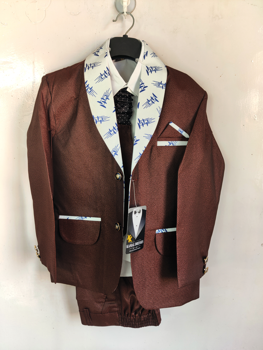 Coat pant shirt suit tie set  uploaded by K KAMAL DRESSES  on 3/5/2023