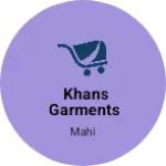 Business logo of khans garments