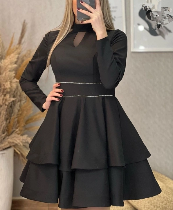 Black skirt dress uploaded by business on 3/5/2023