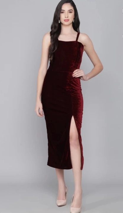 Maroon dress party uploaded by Regalkart india private limited on 3/5/2023
