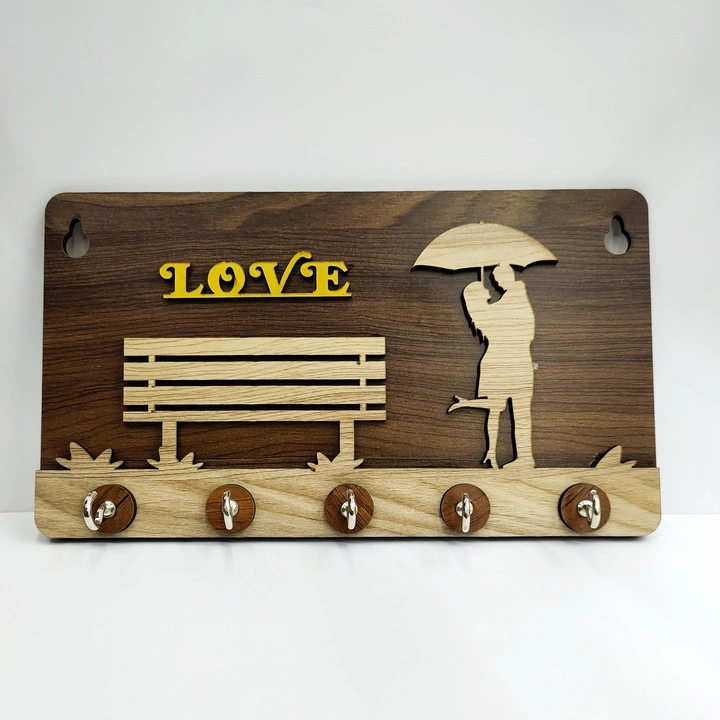 MUDRA Key Stand Wooden With 7 Different Types Of Design uploaded by MUDRA Kitchenware  on 3/5/2023