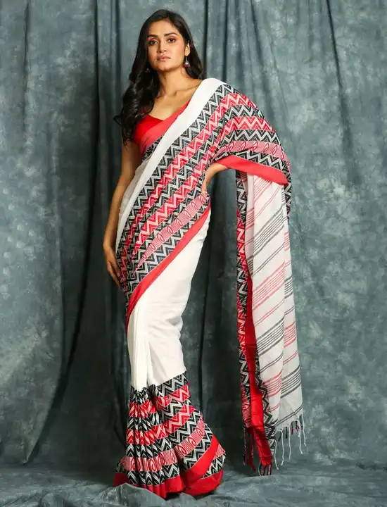 Cotton Begampuri Handloom saree uploaded by business on 3/5/2023