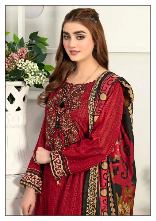 Pakistani suit uploaded by GS TRADERS on 3/5/2023
