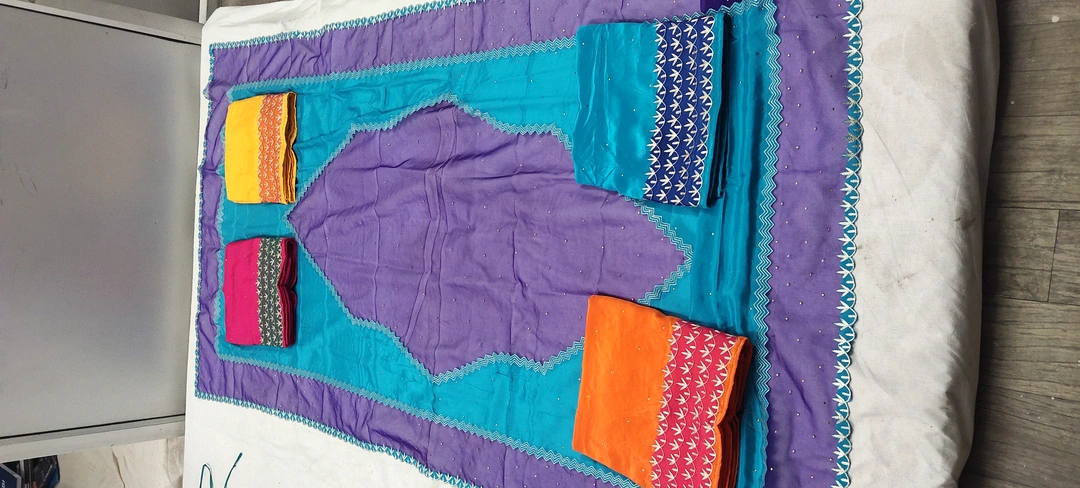 Patch work suit dupatta  uploaded by AL KHAIR EMBROIDERS on 3/5/2023