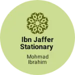 Business logo of ibn jaffer stationary based out of Budgam
