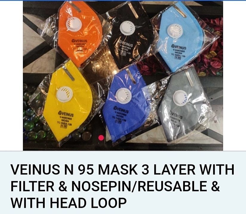 Post image Hey! Checkout my new collection called 3 layer mask with nosepin .