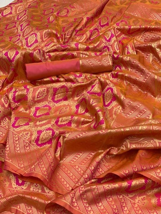 Kanak Banarasi silk saree uploaded by business on 2/24/2021
