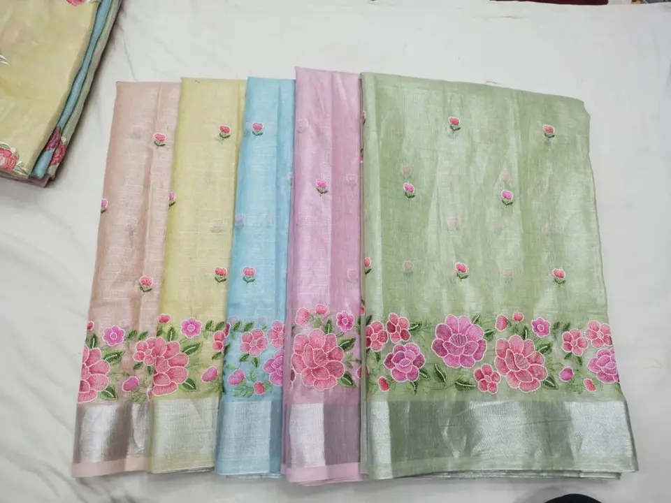 Tissu uploaded by New sarees collection on 3/5/2023