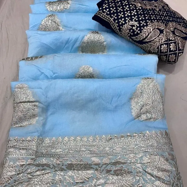 Post image Hey! Checkout my new product called
Pure rasiyen banarsi dola silk sarees .