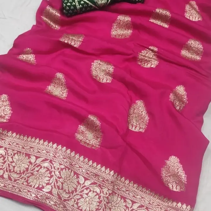 Post image Hey! Checkout my new product called
Pure rasiyen banarsi dola silk sarees .