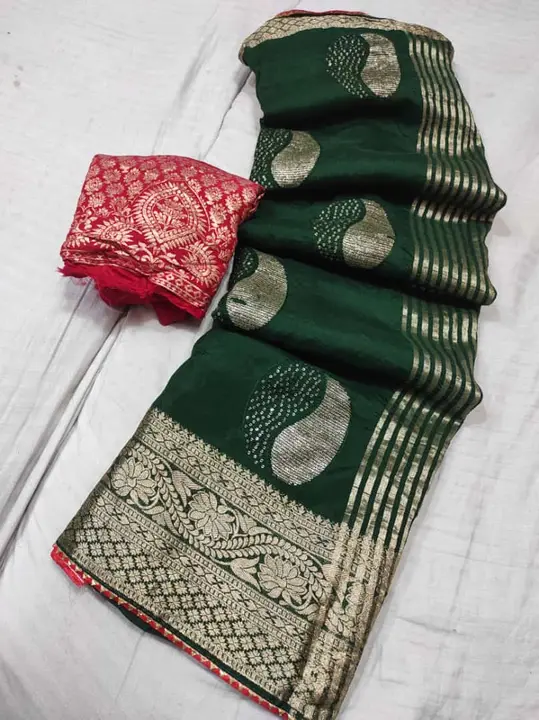 Pure rasiyen banarsi dola silk sarees  uploaded by AVANI FASHION on 3/5/2023