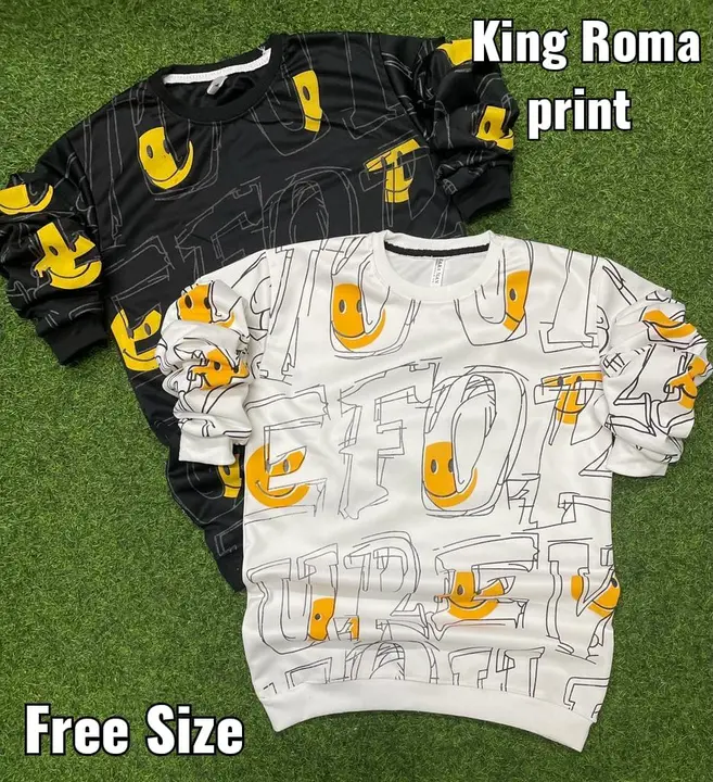 King Roma Printed Tshirt free Size  uploaded by Friends Collection on 5/17/2024