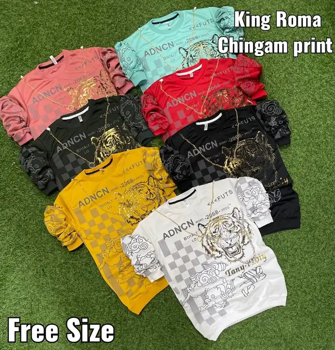 King Roma Printed Tshirt free Size  uploaded by business on 3/5/2023