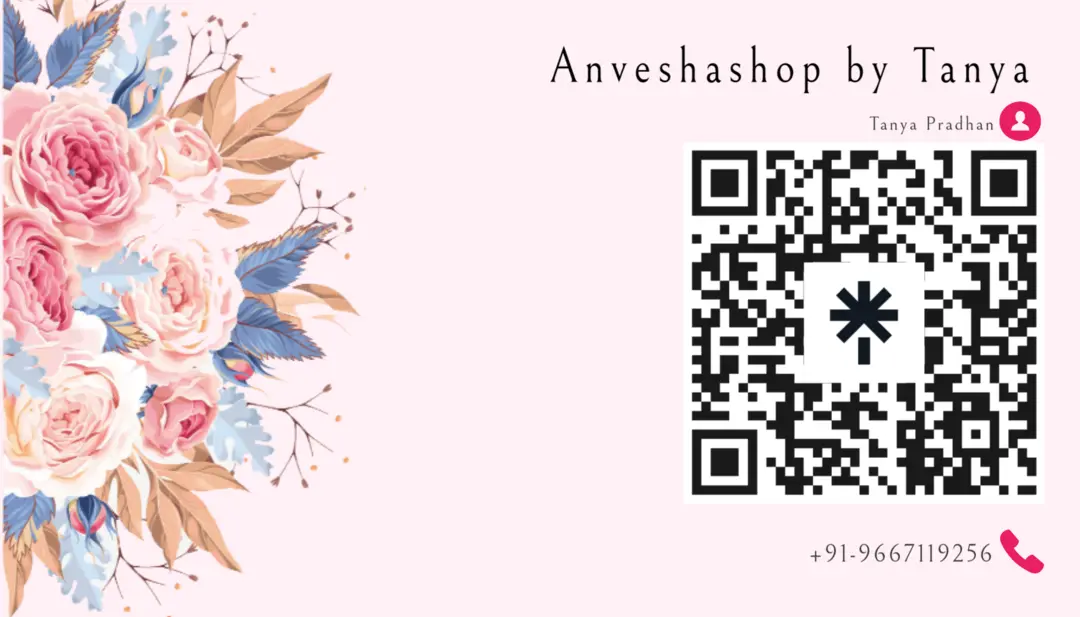 Visiting card store images of AnveshaShop by Tanya