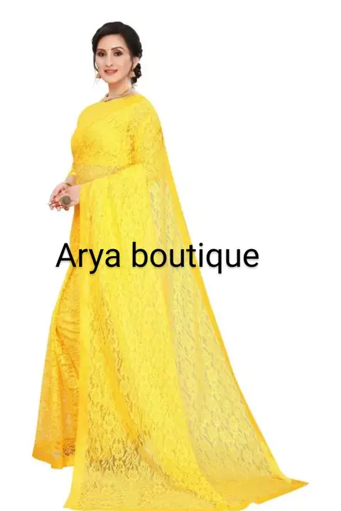 Net saree  uploaded by Arya Boutique on 3/5/2023
