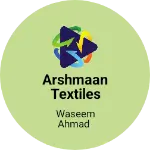Business logo of Arshmaan Textiles Hyderabad sarees