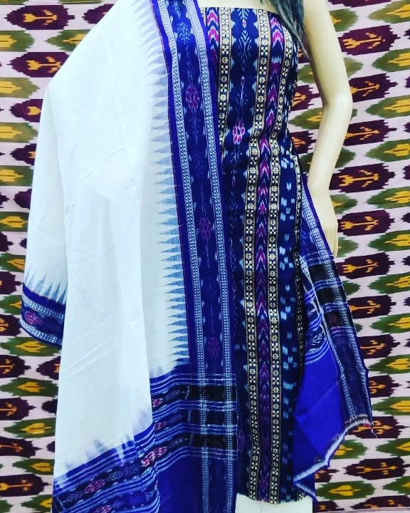 Handloom sambalpuri orjinal women dress best collection  uploaded by Online shopping buijness on 3/5/2023