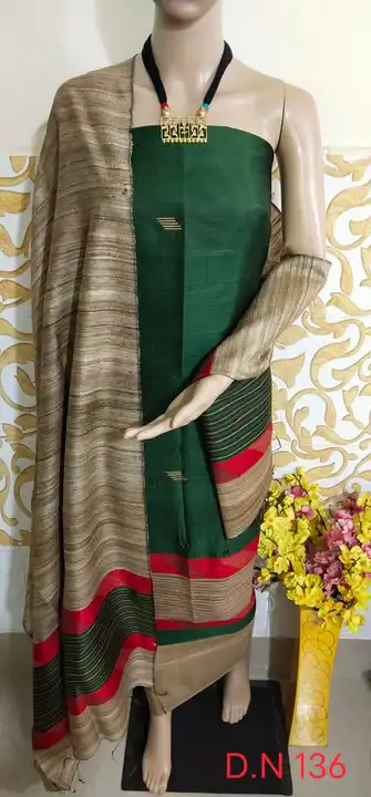 Pure Dupian Raw Silk Suits uploaded by Salman Handloom on 3/5/2023