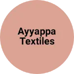 Business logo of Ayyappa textiles