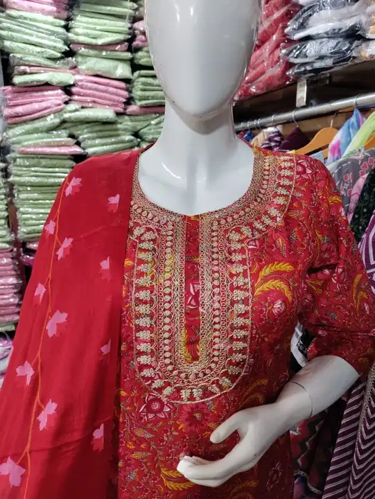Embroidered kurti  uploaded by PANIHARI COLLECTION CENTRE on 3/6/2023
