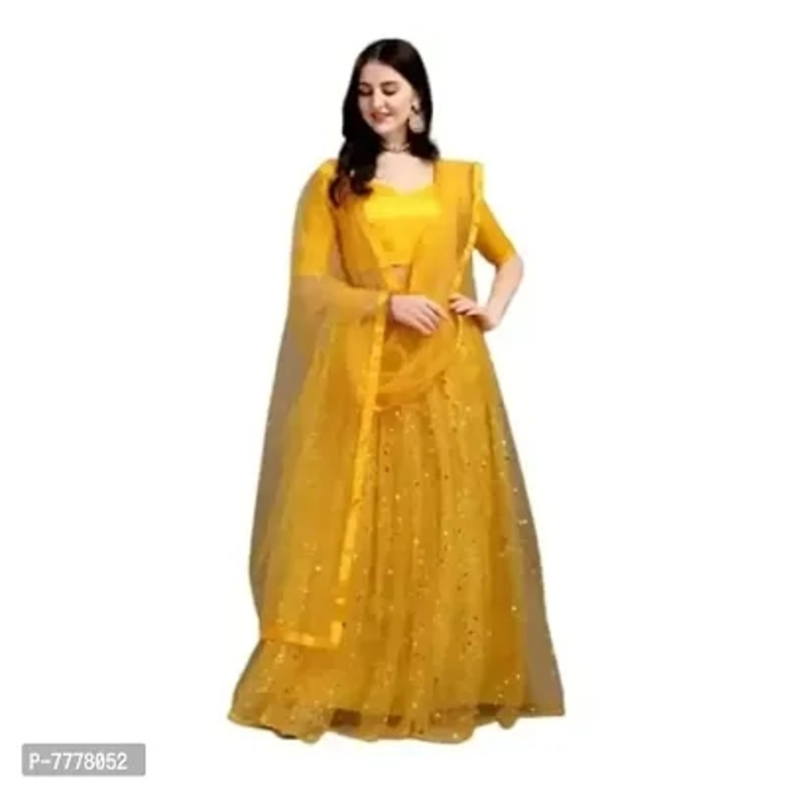 Drashti Villa Women's Embellished, Self Design Semi Stitched Lehenga Choli uploaded by Big Mart on 3/6/2023