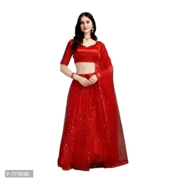 Drashti Villa Women's Embellished, Self Design Semi Stitched Lehenga Choli uploaded by Big Mart on 3/6/2023