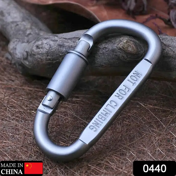0440 Camping Equipment Aluminum Carabiner Hunting Survival Kit Lock Mountain Travel Accessories ( 1  uploaded by DeoDap on 3/6/2023